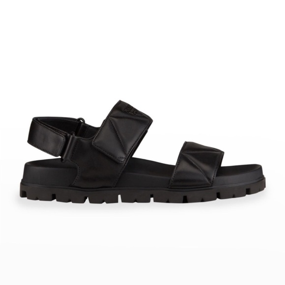 Prada padded leather sports sandals - Picture 10 of 16